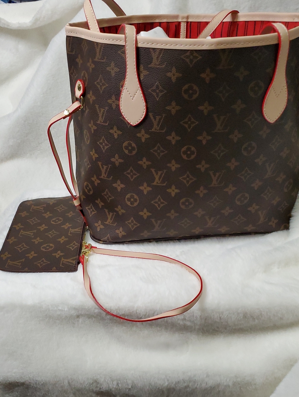 Louis Vuitton Monogram Canvas Tote with Pink Trim Fashion Inspir@d Bag - Picture 8 of 8